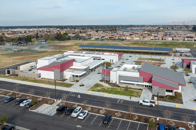 The entrance to Young Elementary School in Fresno.