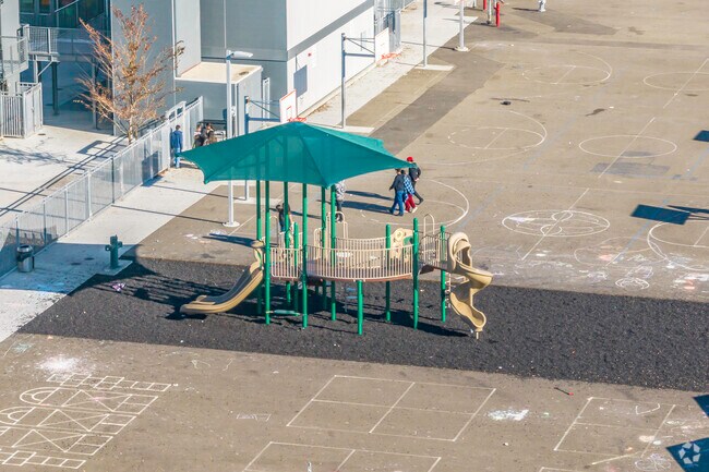 Your kids will love the playground at Futures High School.