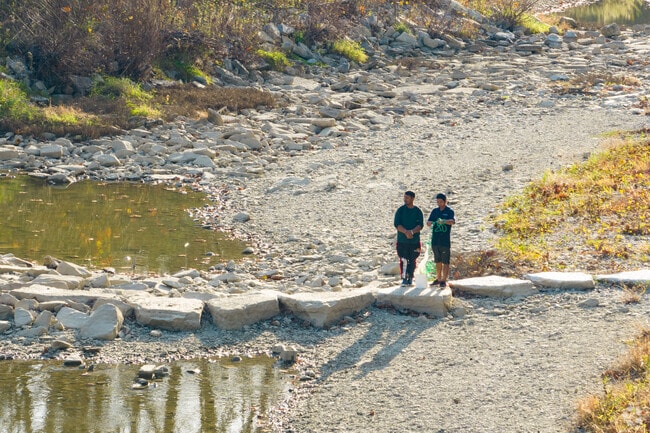 Miami Whitewater Forest features lakeside fishing and river access.