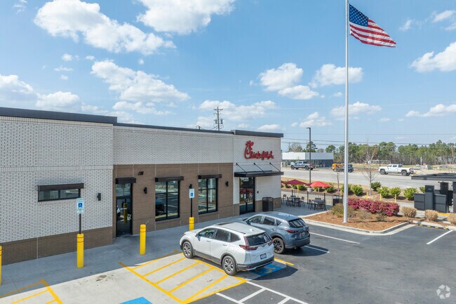 The drive-thru at Chick-fil-A in White Knoll stays busy, thanks to its devoted customer base.
