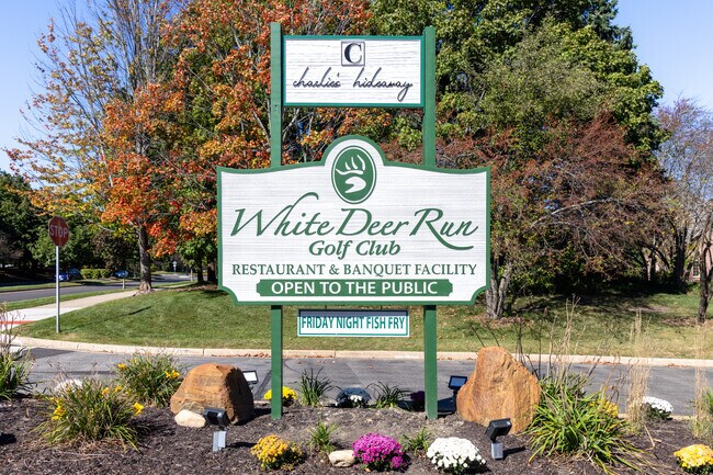 White Deer Run Golf Club in Gregg's Landing has 18 holes weaving through the community.