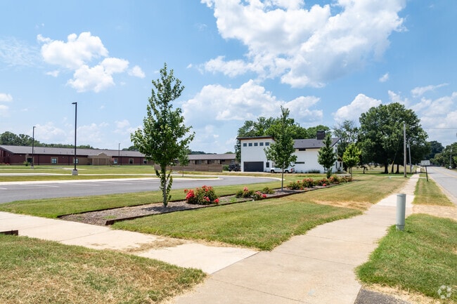 Sidewalks make getting to Carl Stuart Middle in Conway a breeze.