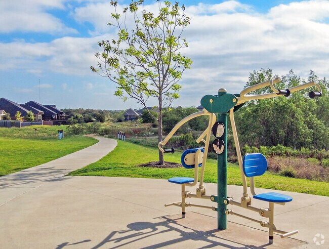 Rabbit Hill Park also links a trail system which contains a 13 mile fitness loop.