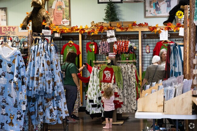 Families enjoy small boutique stores in Hyde Park.