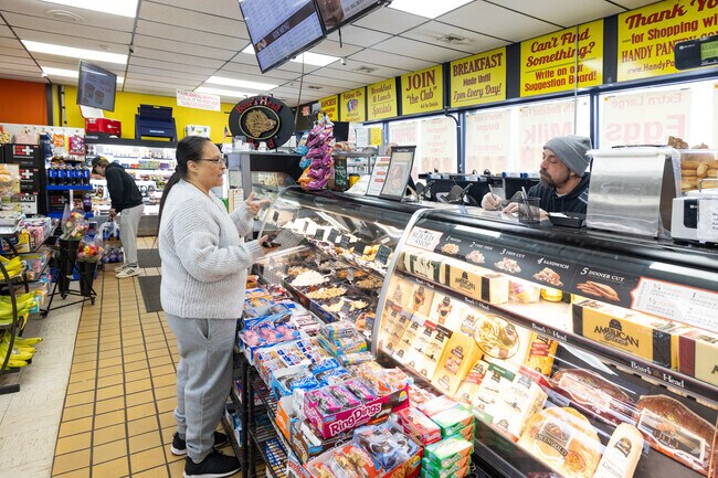 Handy Pantry of Coram is a great place to get a sandwich or household essentials.