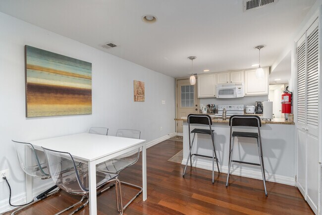 dining area and breakfast nook