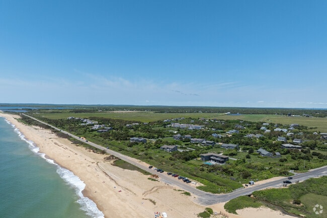 South Beach in Edgartown stretches as far as the eye can see.