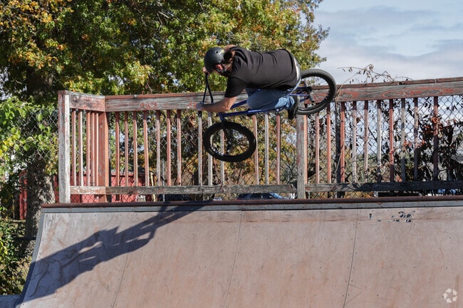 Nearby Belchertown Skate Park is a meet up for skaters and bicyclists alike.