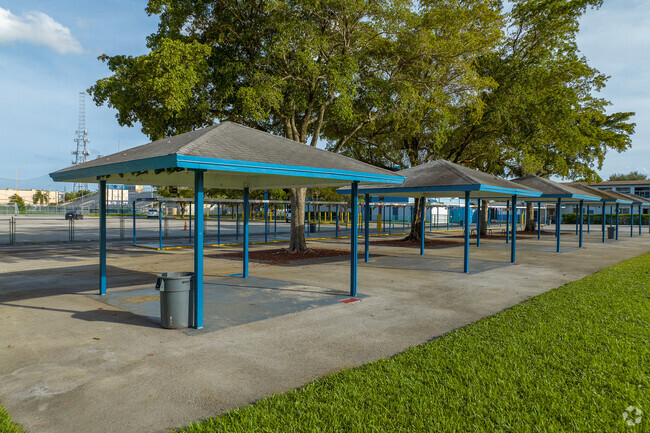 Immaculate Conception School has covered spaces for its students