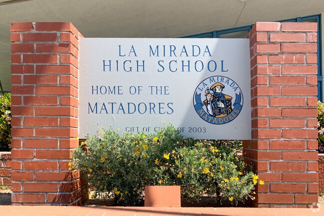 La Mirada High School was established in 1962.