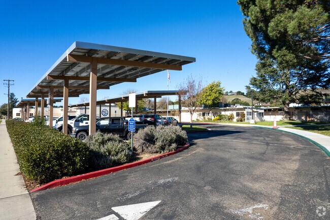 Jonata Middle School has a large parking lot.