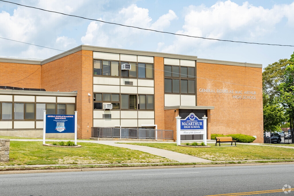 General Douglas MacArthur High School in Levittown, NY is named after the United States General MacArthur.