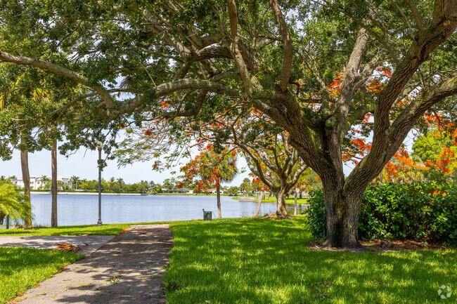 The tranquil walking paths will help you relax when you visit a park in Counterpoint Estates.