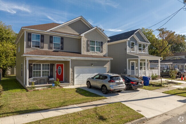 Larger two-story homes can be found in Barraud Park.