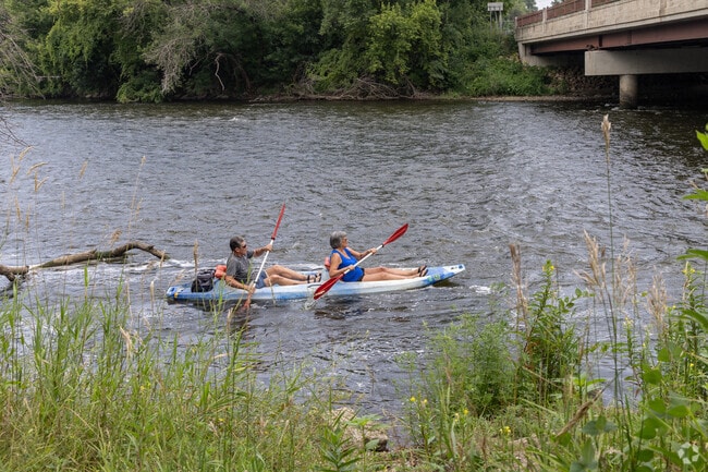 Kayakers love floating down the Cannon River in Cannon Falls.