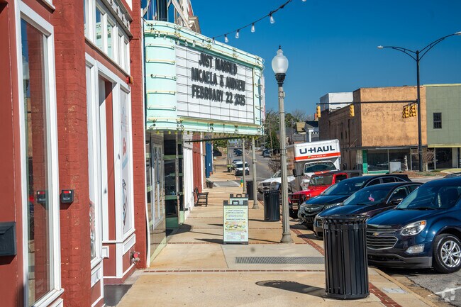 Take a walk and enjoy the charming downtown of Talladega.