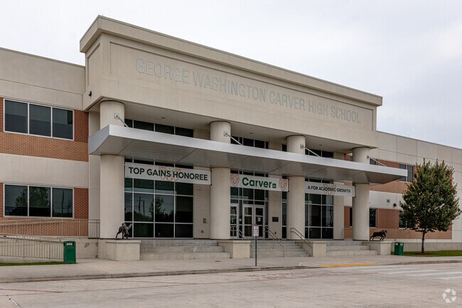 G.W. Carver High School serves 9th - 12th grade students in the Desire Area.