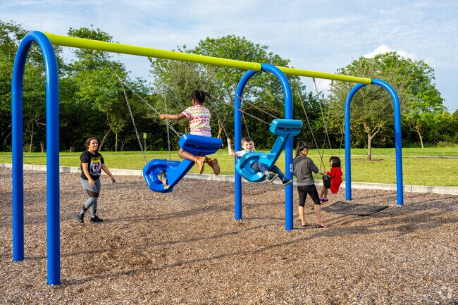 Harbour Lake Park in Cooper City offers family-friendly play areas and swings.