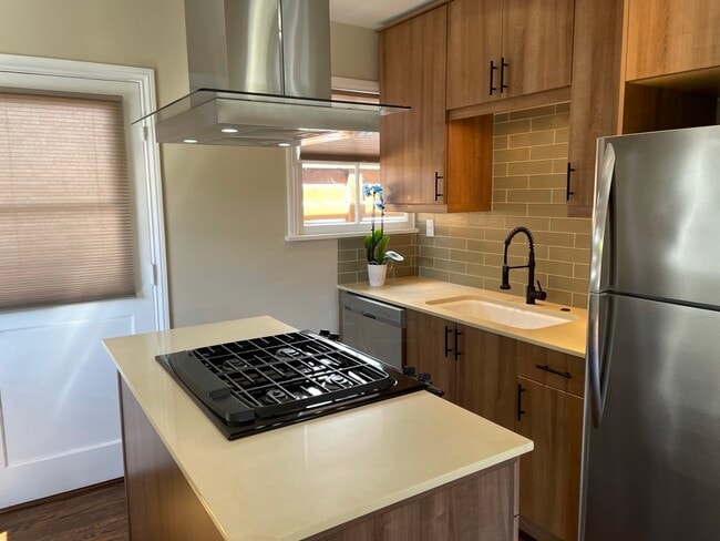 amenity laden kitchen space