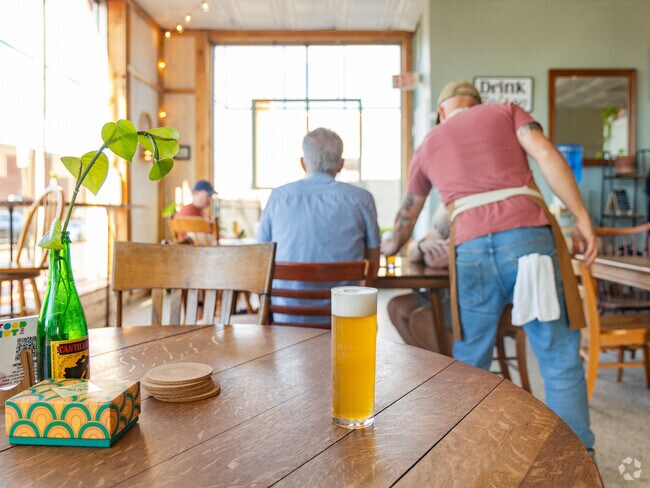 Blindhouse Beer Company is located on Salem Avenue and specializes in French-Belgian brewing.