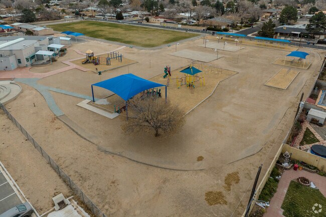 Playground at Mark Twain Elementary School.