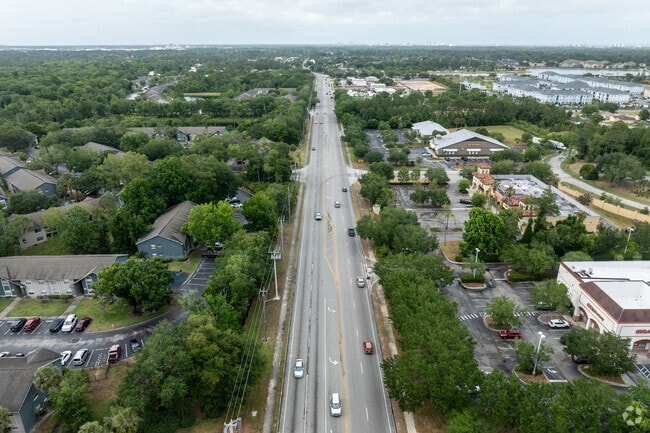 Groves is located along Clyde Morris Blvd.