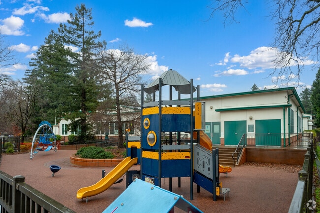 Ross Elementary School students love the playground at the school.