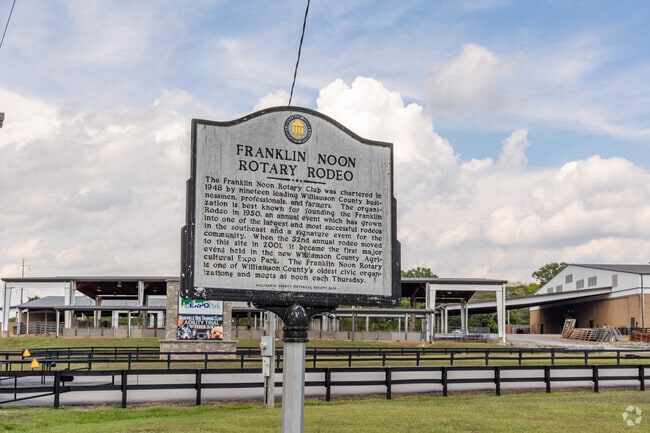 Williamson County AG Expo Park is home to the Franklin Noon Rotary Rodeo.