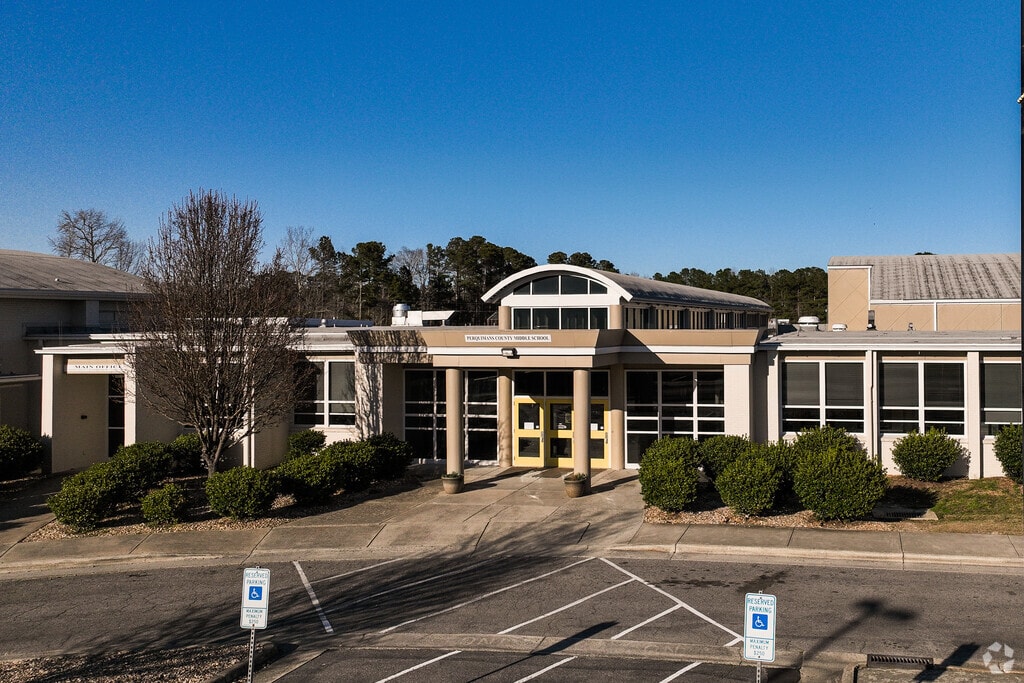 Perquimans Middle School, located 12 miles from Albemarle Plantation, serves students in grades 6-8.