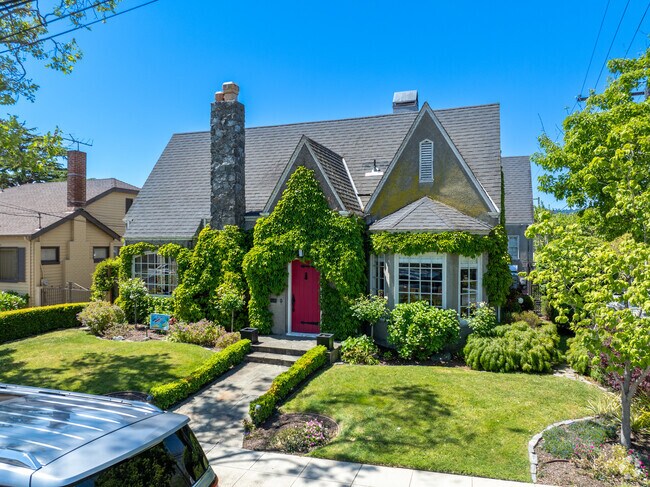 Historic Tudor homes add a touch of elegance to Burlingame Terrace.
