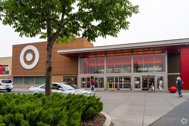Commercial retail stores like Target, are located south of Grant Creek.