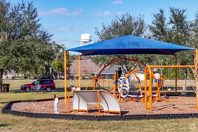 Kids love playing on the playground at Cherokee Park in Belleview.