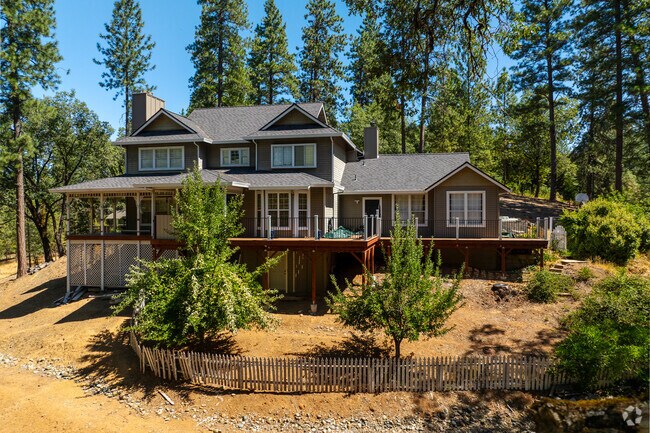 Many homes in Meadow Vista are nestled in the woods on sprawling lots.