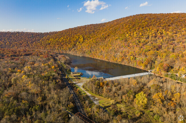Embracing the breathtaking beauty of the Hamburg, PA mountains.