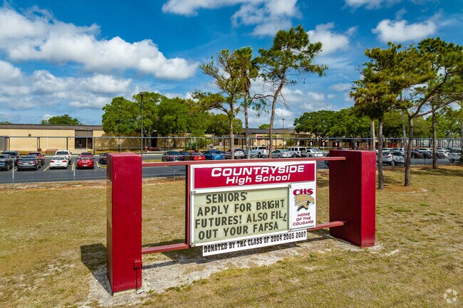 Countryside High has 1,741 students in grades PK, 9-12.