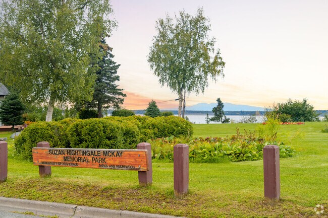 Suzan Nightingale McKay Memorial Park is a great place to take in a sunset over the bay.