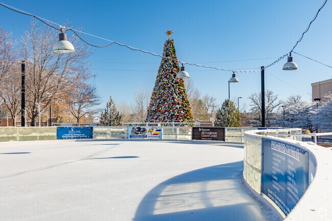 Bring the kids to The Promenade Shops at Centerra in Loveland for the colder months when they install an ice rink.