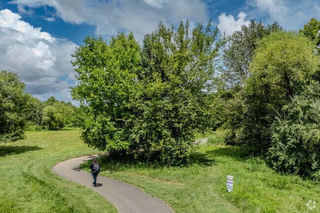 Nearby walking trails reside about a mile from Windsor Hills.