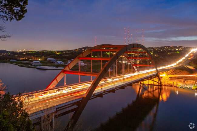 The 360 Bridge is a landmark symbolizing Austin's beauty and charm.