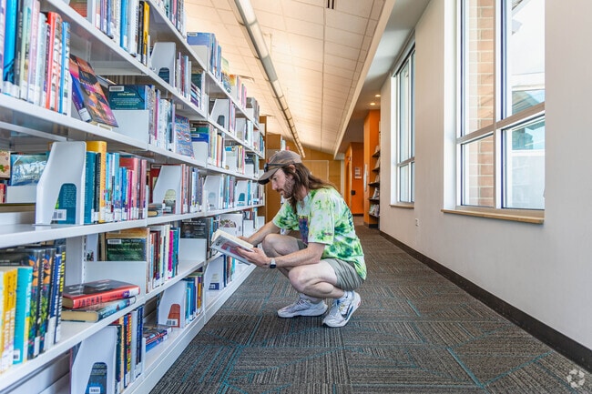 To check out a new book, Northridge residents can visit one of the Douglas County Libraries.