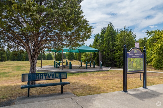 The Samuell Farm North Park is a popular spot among residents of Sunnyvale, TX.