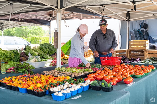 The Parkland Farmers' Market provides fresh produce for sale at Watercrest in Parkland.