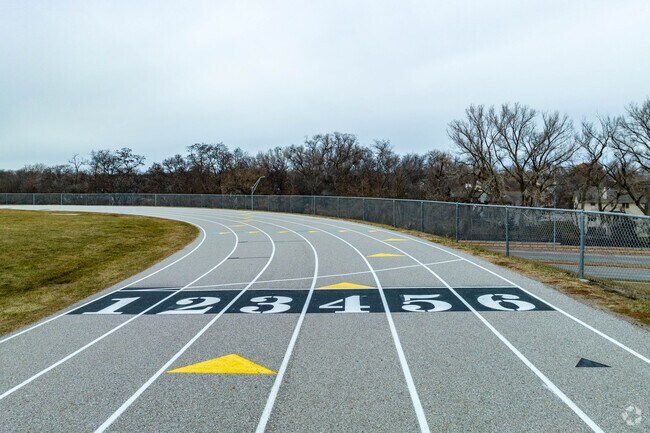 Russell Middle School has several outdoor activities for the students.