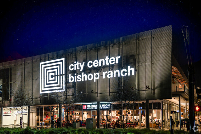 The Bishop Ranch tree lighting event sparkles with festive holiday lights.