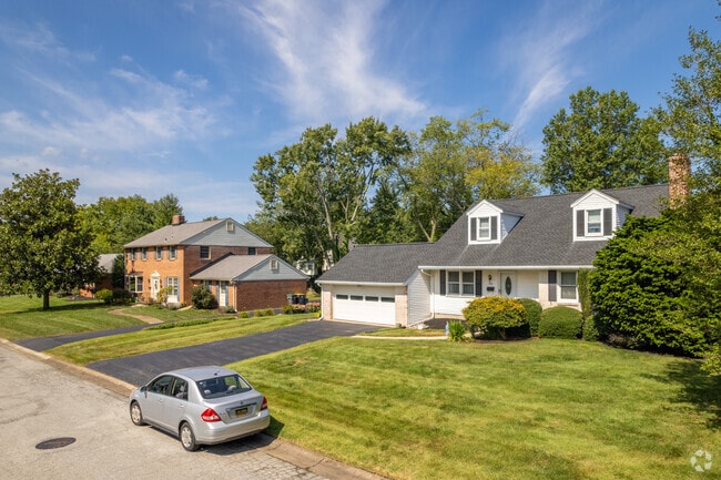 Carrcroft offers a variety of home styles mixed throughout its many housing developments.