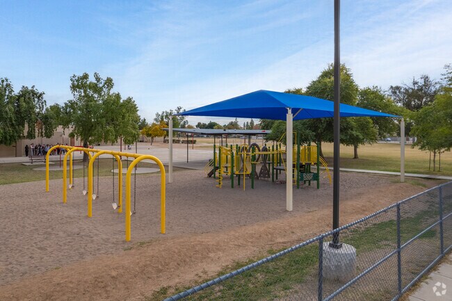MacArthur Elementary in Mesa includes a couple of playgrounds.