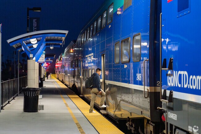 The Coaster train is the preferred way to get around in Mira Costa.