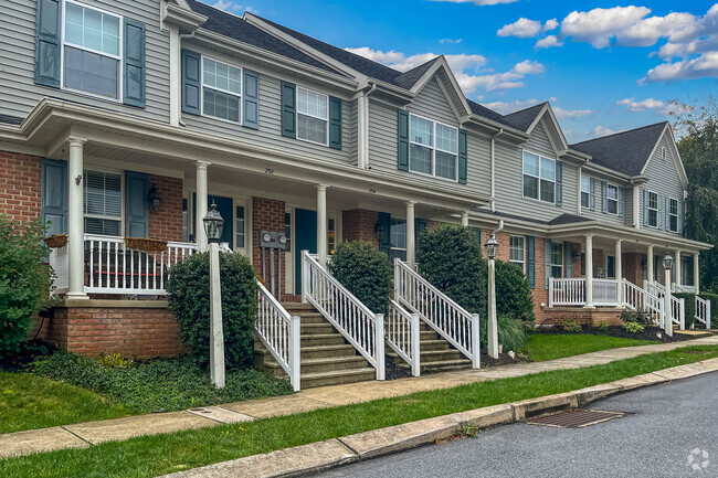 You can find many modern townhomes around Fertility.