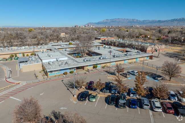 An Aerial view of Armijo Elementary School.