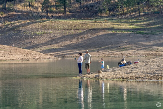 Grindstone Lake offers fantastic fishing opportunities for all ages in the beautiful setting of Ruidoso.